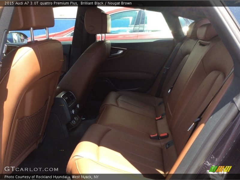 Brilliant Black / Nougat Brown 2015 Audi A7 3.0T quattro Premium Plus