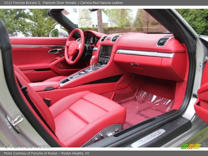 Platinum Silver Metallic / Carrera Red Natural Leather 2013 Porsche Boxster S