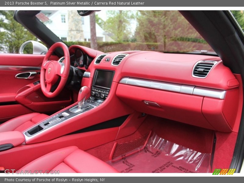 Platinum Silver Metallic / Carrera Red Natural Leather 2013 Porsche Boxster S