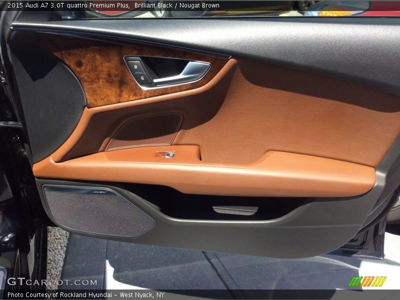 Brilliant Black / Nougat Brown 2015 Audi A7 3.0T quattro Premium Plus