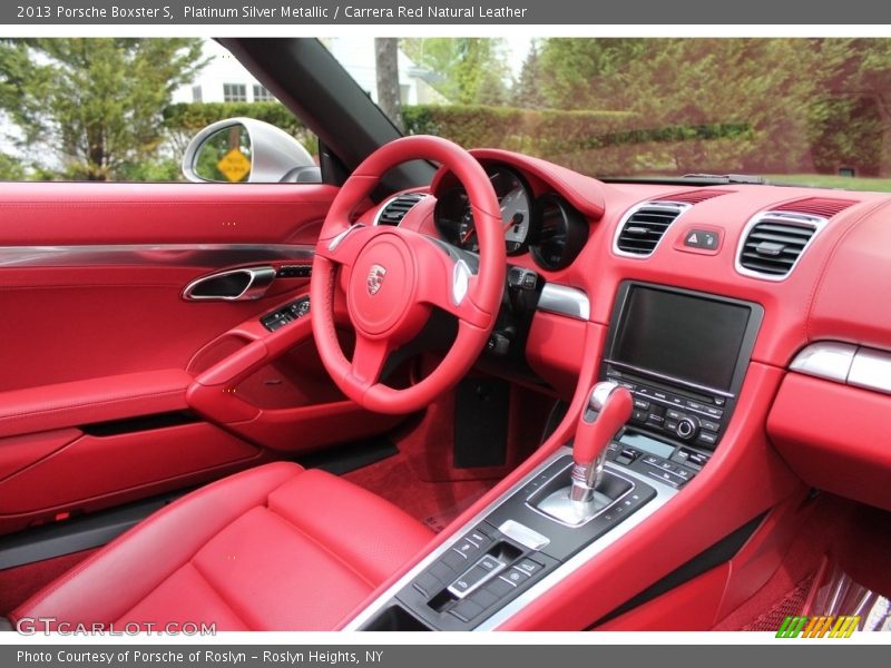 Platinum Silver Metallic / Carrera Red Natural Leather 2013 Porsche Boxster S