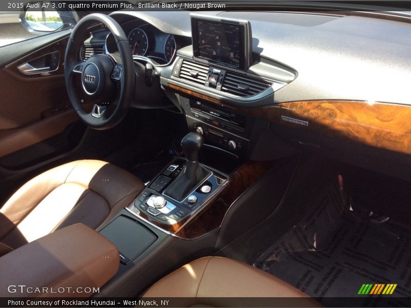 Brilliant Black / Nougat Brown 2015 Audi A7 3.0T quattro Premium Plus