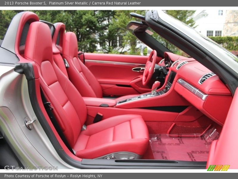 Platinum Silver Metallic / Carrera Red Natural Leather 2013 Porsche Boxster S
