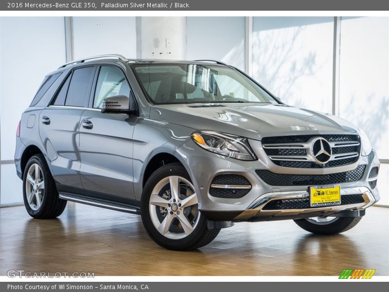 Palladium Silver Metallic / Black 2016 Mercedes-Benz GLE 350