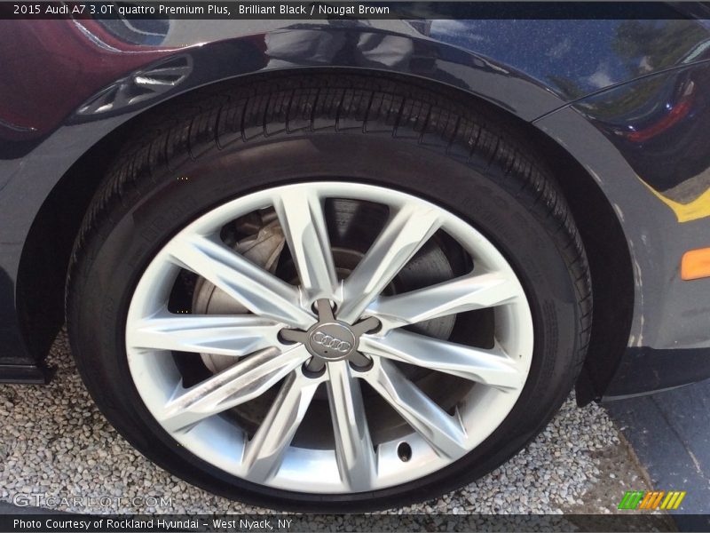 Brilliant Black / Nougat Brown 2015 Audi A7 3.0T quattro Premium Plus