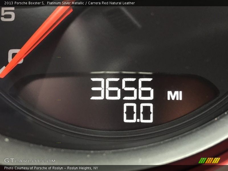 Platinum Silver Metallic / Carrera Red Natural Leather 2013 Porsche Boxster S