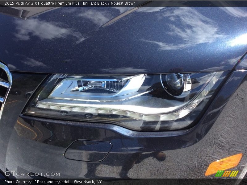 Brilliant Black / Nougat Brown 2015 Audi A7 3.0T quattro Premium Plus