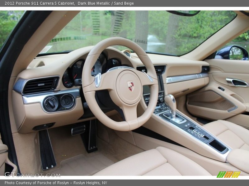 Sand Beige Interior - 2012 911 Carrera S Cabriolet 