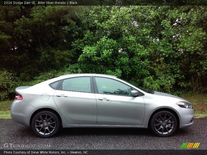 Billet Silver Metallic / Black 2016 Dodge Dart SE