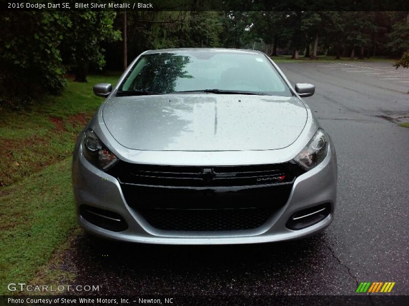 Billet Silver Metallic / Black 2016 Dodge Dart SE