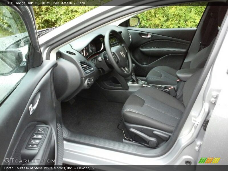 Billet Silver Metallic / Black 2016 Dodge Dart SE