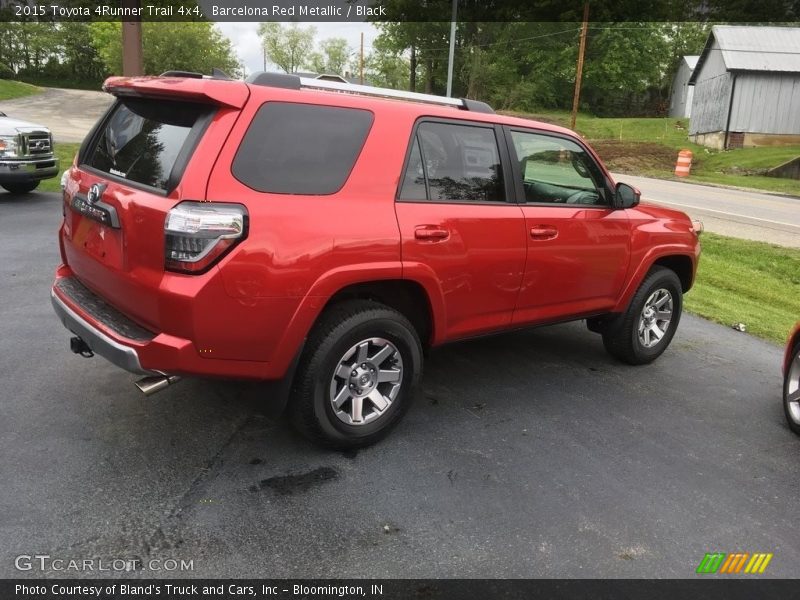 Barcelona Red Metallic / Black 2015 Toyota 4Runner Trail 4x4