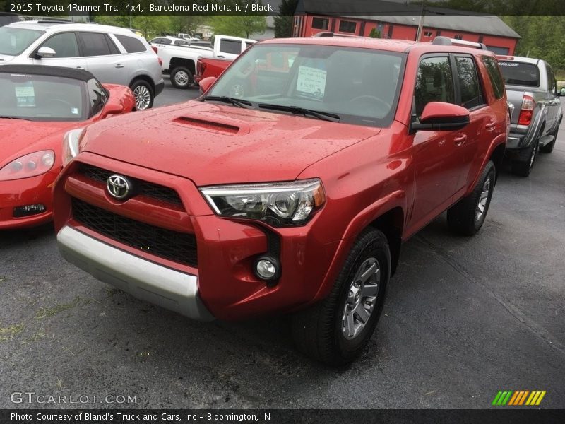 Barcelona Red Metallic / Black 2015 Toyota 4Runner Trail 4x4