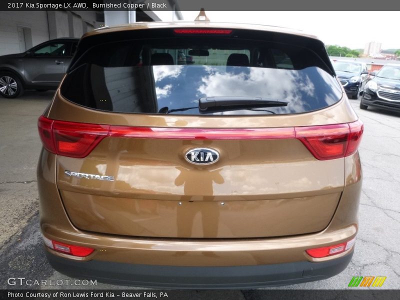 Burnished Copper / Black 2017 Kia Sportage LX AWD