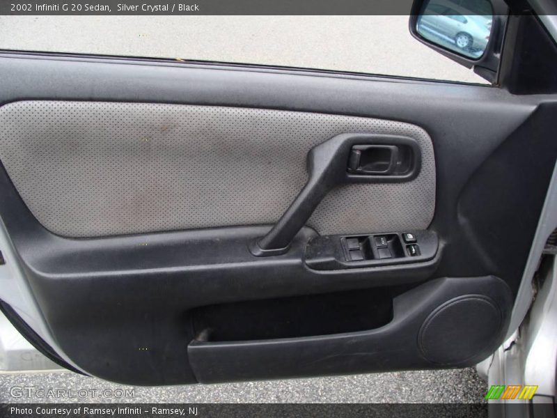 Silver Crystal / Black 2002 Infiniti G 20 Sedan