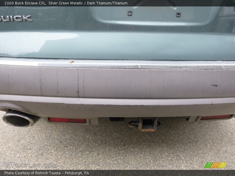 Silver Green Metallic / Dark Titanium/Titanium 2009 Buick Enclave CXL