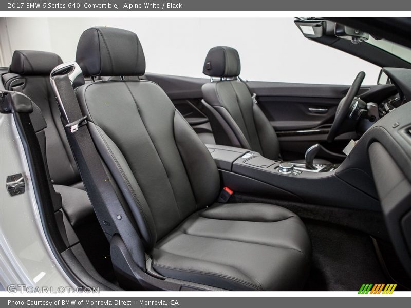  2017 6 Series 640i Convertible Black Interior