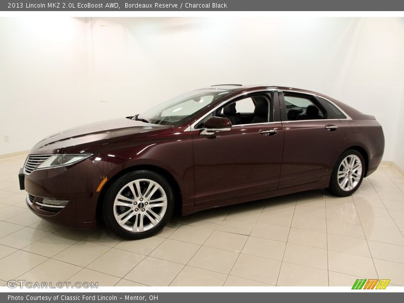 Bordeaux Reserve / Charcoal Black 2013 Lincoln MKZ 2.0L EcoBoost AWD