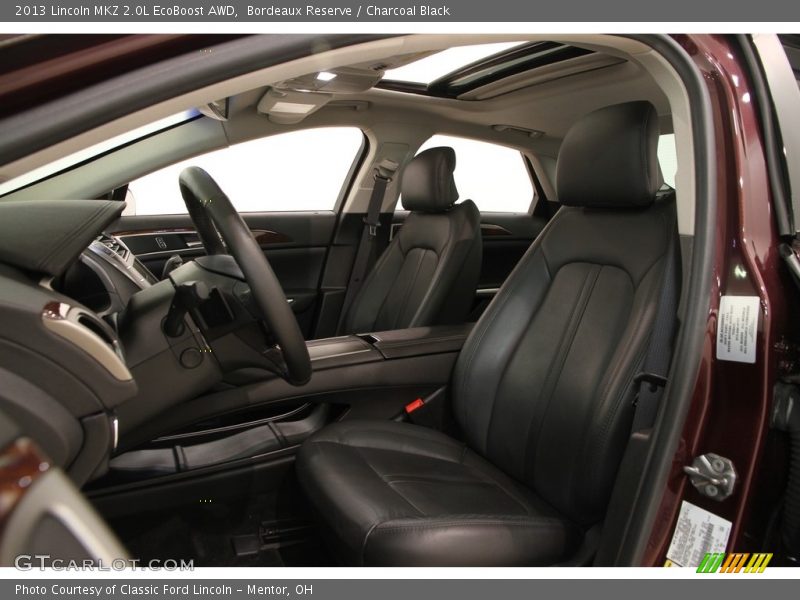 Bordeaux Reserve / Charcoal Black 2013 Lincoln MKZ 2.0L EcoBoost AWD