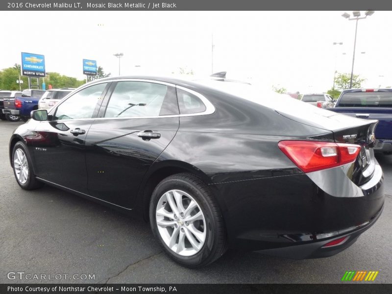 Mosaic Black Metallic / Jet Black 2016 Chevrolet Malibu LT