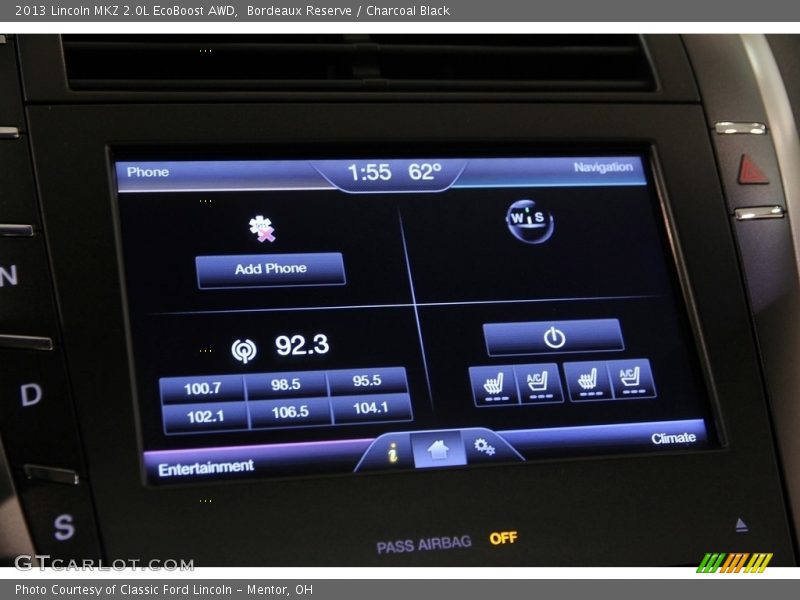 Bordeaux Reserve / Charcoal Black 2013 Lincoln MKZ 2.0L EcoBoost AWD