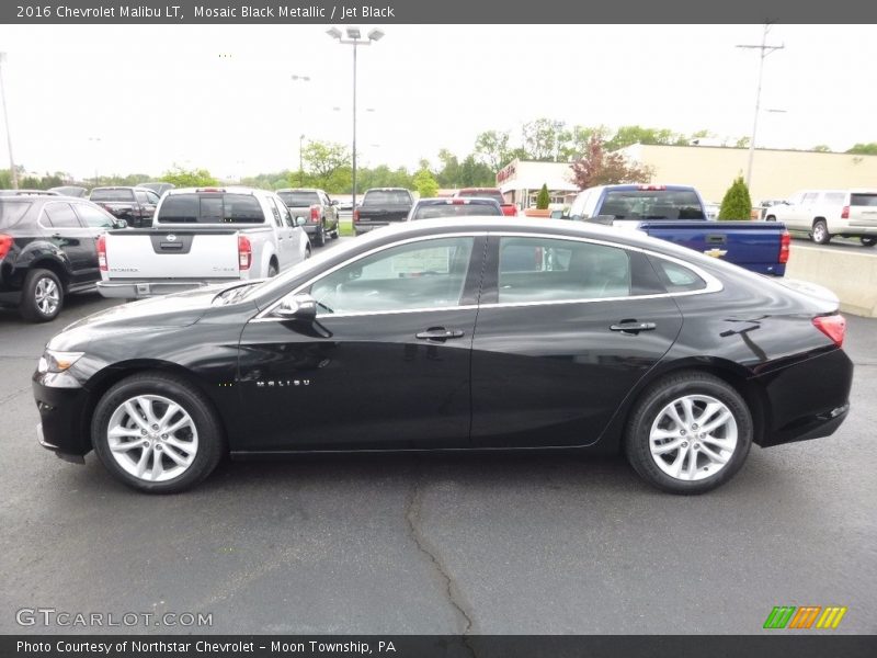 Mosaic Black Metallic / Jet Black 2016 Chevrolet Malibu LT