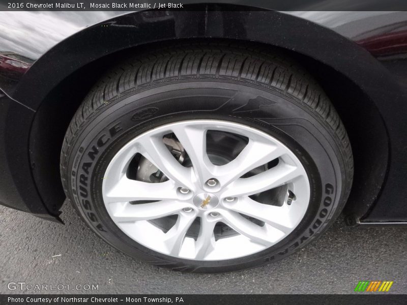 Mosaic Black Metallic / Jet Black 2016 Chevrolet Malibu LT