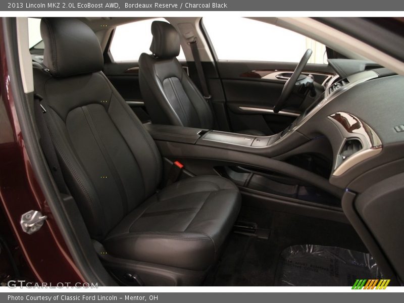 Bordeaux Reserve / Charcoal Black 2013 Lincoln MKZ 2.0L EcoBoost AWD