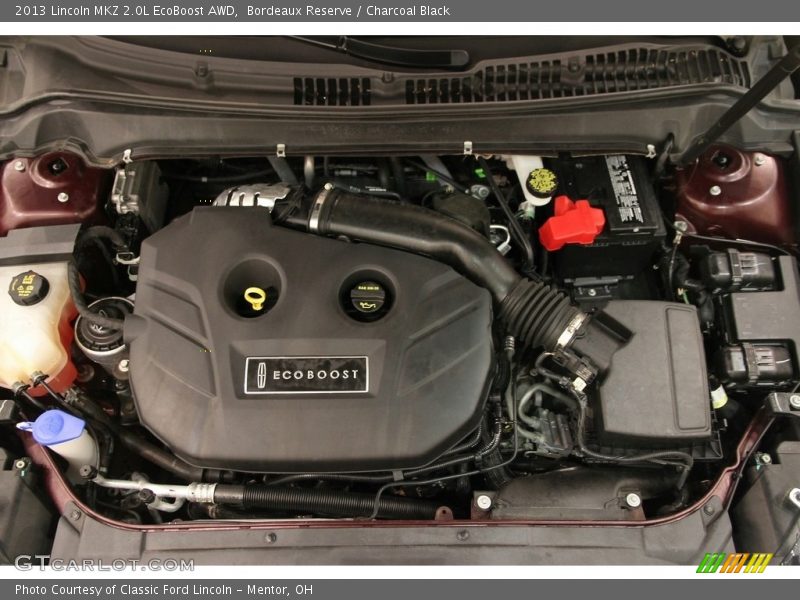 Bordeaux Reserve / Charcoal Black 2013 Lincoln MKZ 2.0L EcoBoost AWD