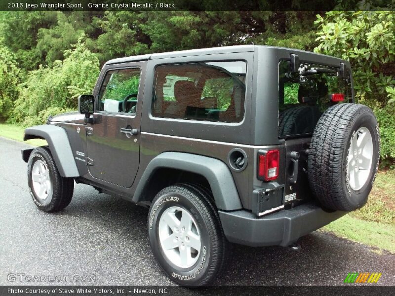 Granite Crystal Metallic / Black 2016 Jeep Wrangler Sport