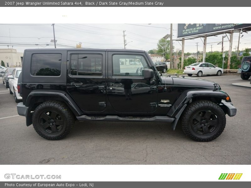 Black / Dark Slate Gray/Medium Slate Gray 2007 Jeep Wrangler Unlimited Sahara 4x4