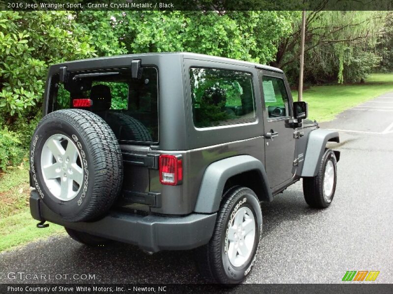 Granite Crystal Metallic / Black 2016 Jeep Wrangler Sport
