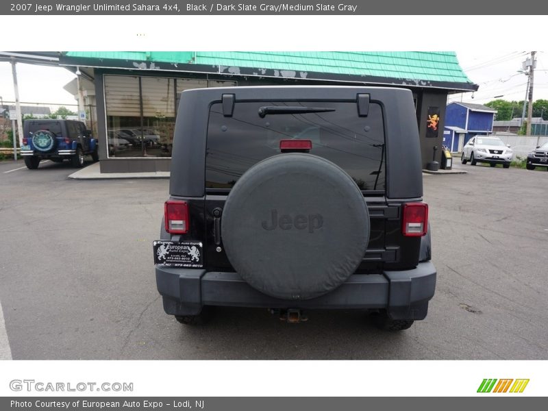 Black / Dark Slate Gray/Medium Slate Gray 2007 Jeep Wrangler Unlimited Sahara 4x4