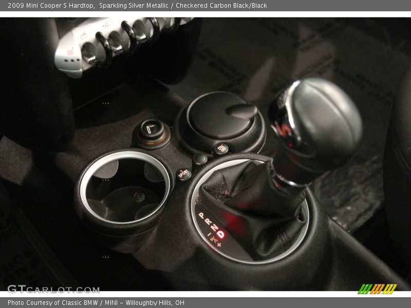 Sparkling Silver Metallic / Checkered Carbon Black/Black 2009 Mini Cooper S Hardtop