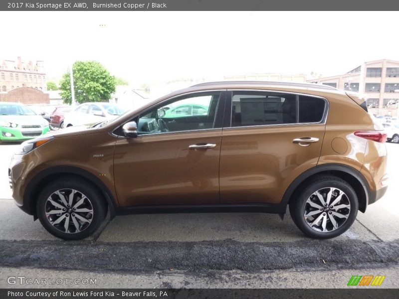 Burnished Copper / Black 2017 Kia Sportage EX AWD