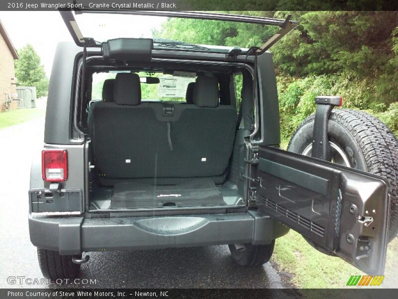 Granite Crystal Metallic / Black 2016 Jeep Wrangler Sport