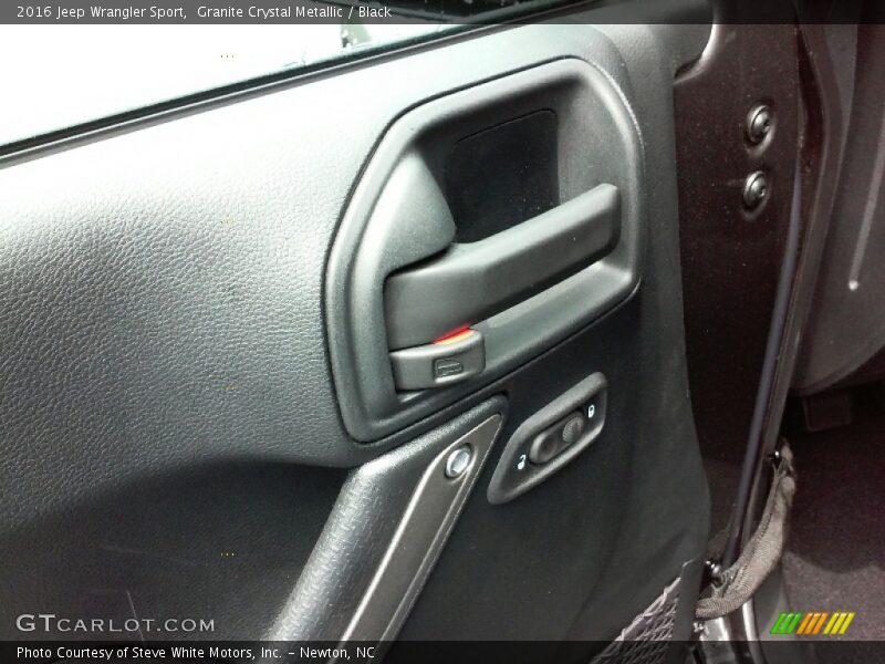 Granite Crystal Metallic / Black 2016 Jeep Wrangler Sport