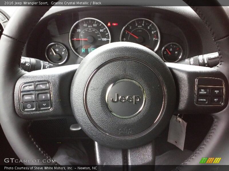 Granite Crystal Metallic / Black 2016 Jeep Wrangler Sport