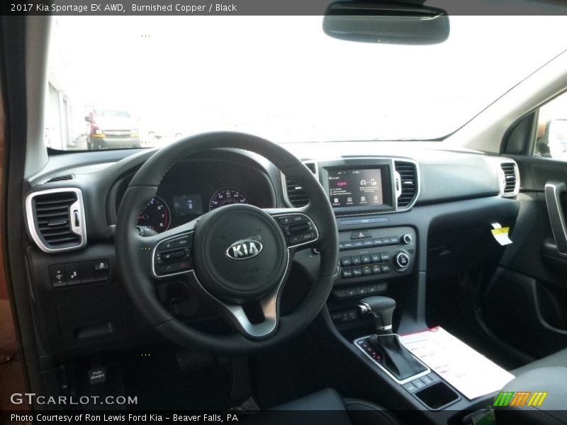 Dashboard of 2017 Sportage EX AWD