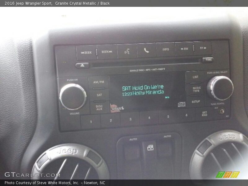 Granite Crystal Metallic / Black 2016 Jeep Wrangler Sport