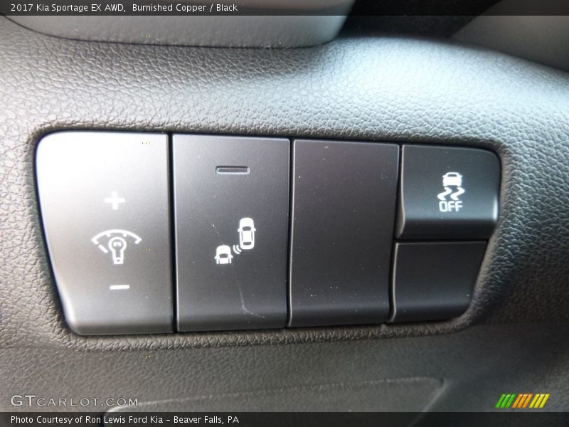 Controls of 2017 Sportage EX AWD