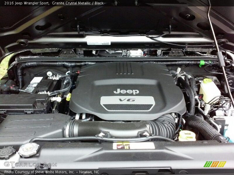 Granite Crystal Metallic / Black 2016 Jeep Wrangler Sport
