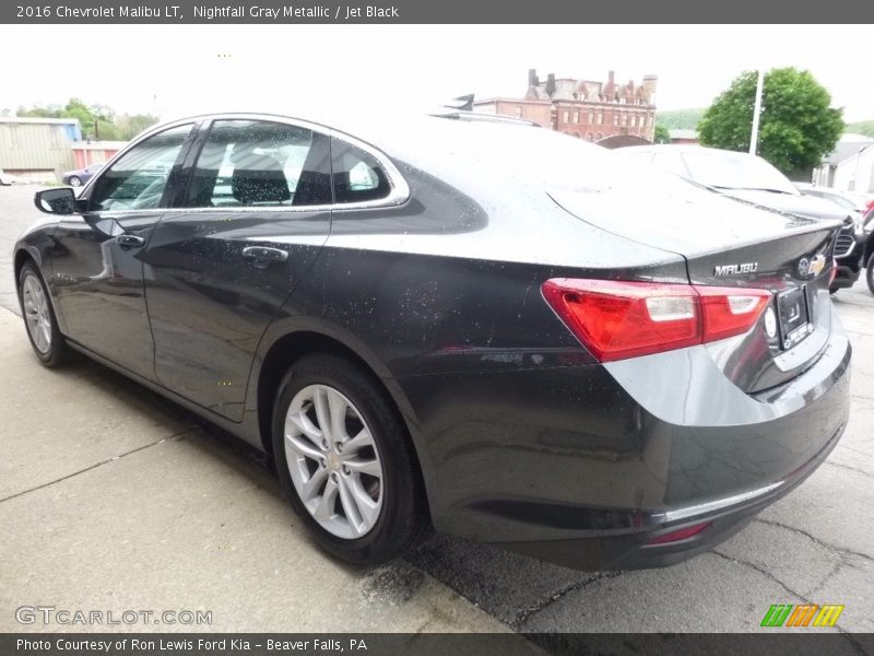 Nightfall Gray Metallic / Jet Black 2016 Chevrolet Malibu LT