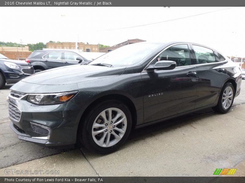 Nightfall Gray Metallic / Jet Black 2016 Chevrolet Malibu LT
