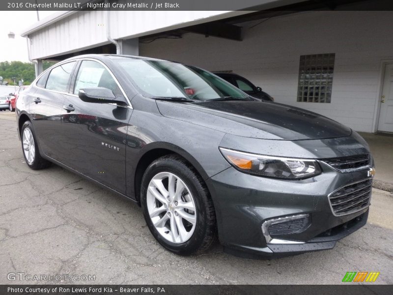 Nightfall Gray Metallic / Jet Black 2016 Chevrolet Malibu LT