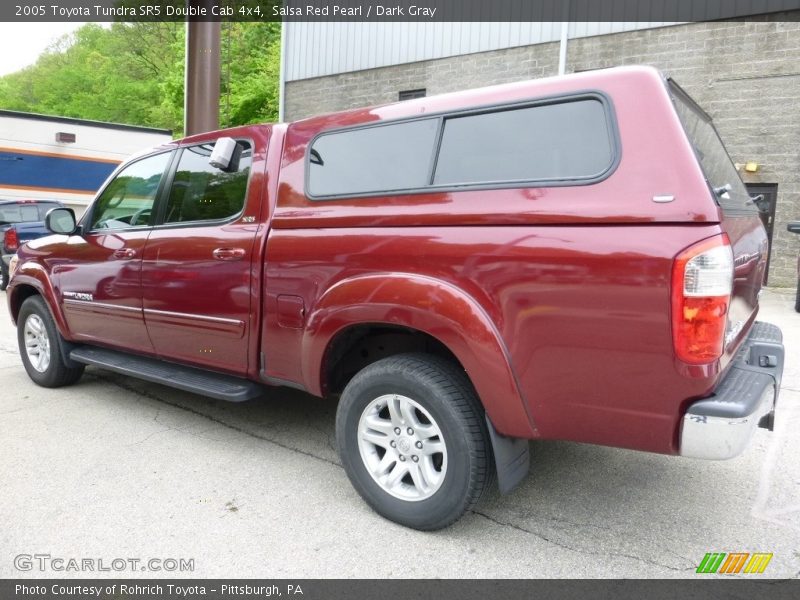 Salsa Red Pearl / Dark Gray 2005 Toyota Tundra SR5 Double Cab 4x4