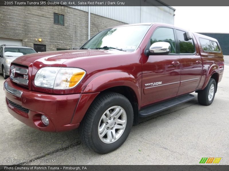 Salsa Red Pearl / Dark Gray 2005 Toyota Tundra SR5 Double Cab 4x4