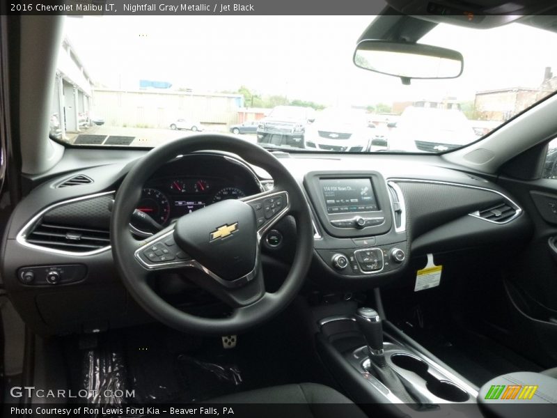 Nightfall Gray Metallic / Jet Black 2016 Chevrolet Malibu LT