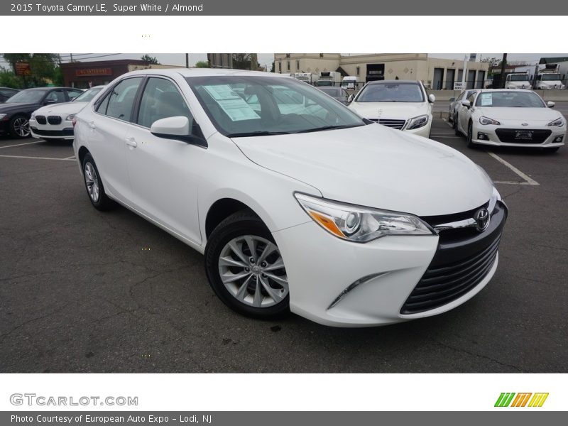 Super White / Almond 2015 Toyota Camry LE