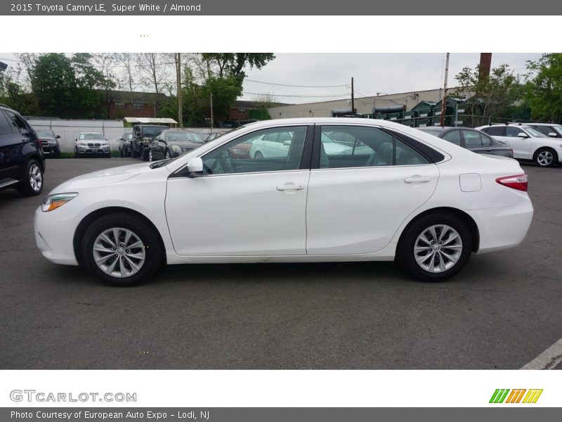 Super White / Almond 2015 Toyota Camry LE